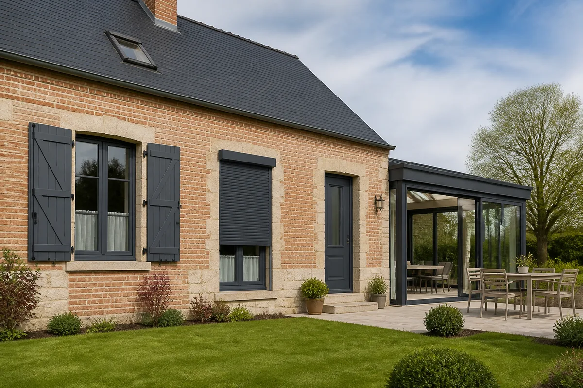 Volets et porte d'entrée en aluminium : battants, roulants, monobloc